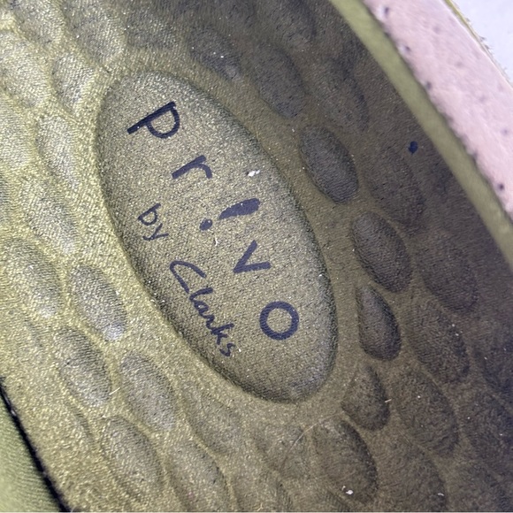 Clarks Privo Leather Sneakers Top Zipper Gray Size 8 Slip-on Loafers Tennis Shoe - Picture 8 of 12